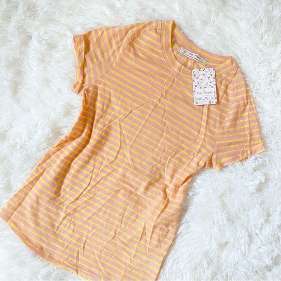 Free People Night Sky Summer Rose Combo Tee - Picture 1 of 10